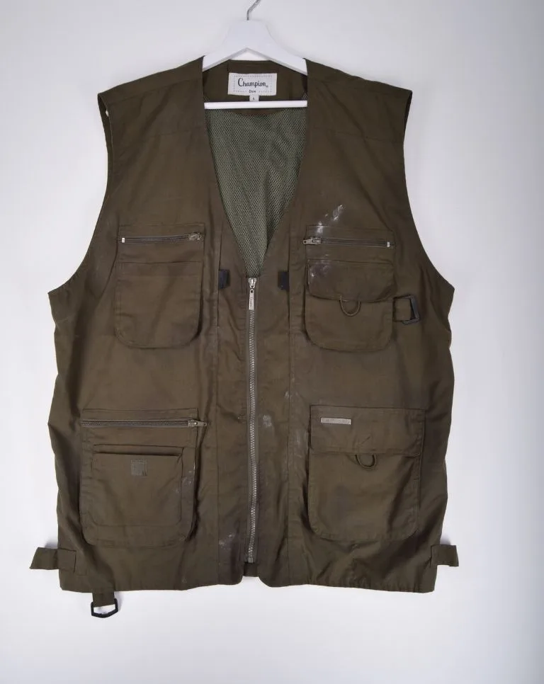 Front view of Outdoor Vest - Classic vintage fashion from Circular Costume Ireland